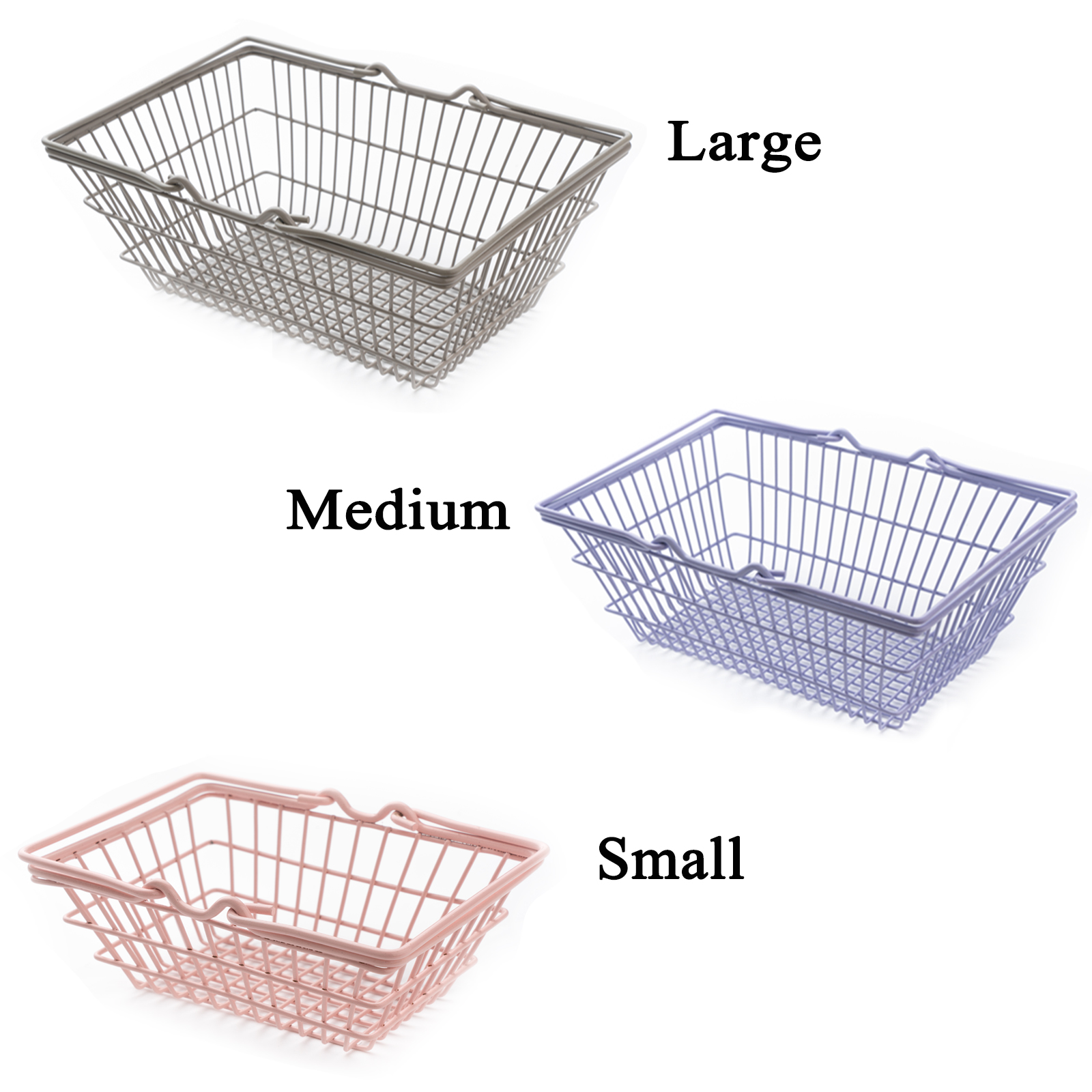 Three Different Sizes Mini Storage Basket