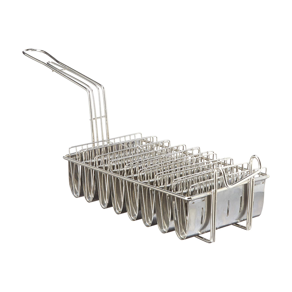 Taco Fry Basket With 8 Compartments