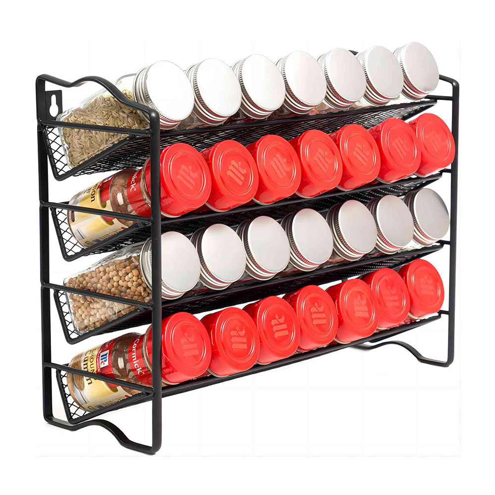 4 Tier Spice Rack for Countertop Cabinet
